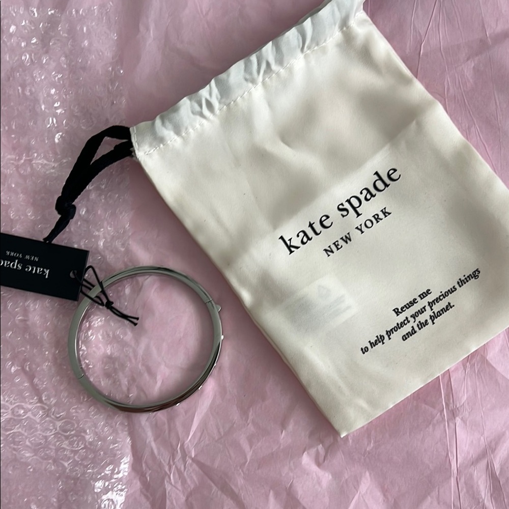 Kate Spade Metallic Silver Bracelet